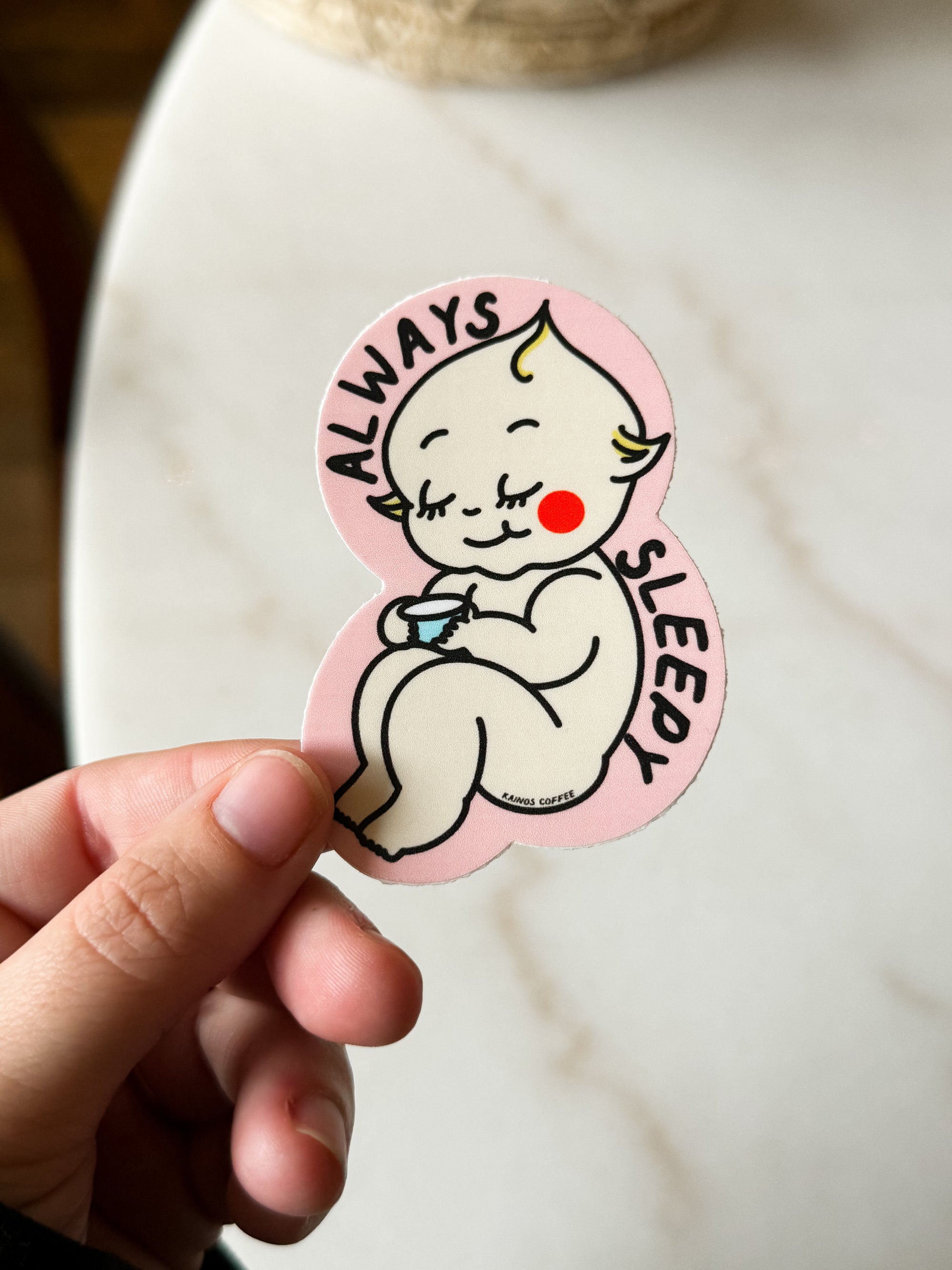 Sleepy Kewpie Sticker