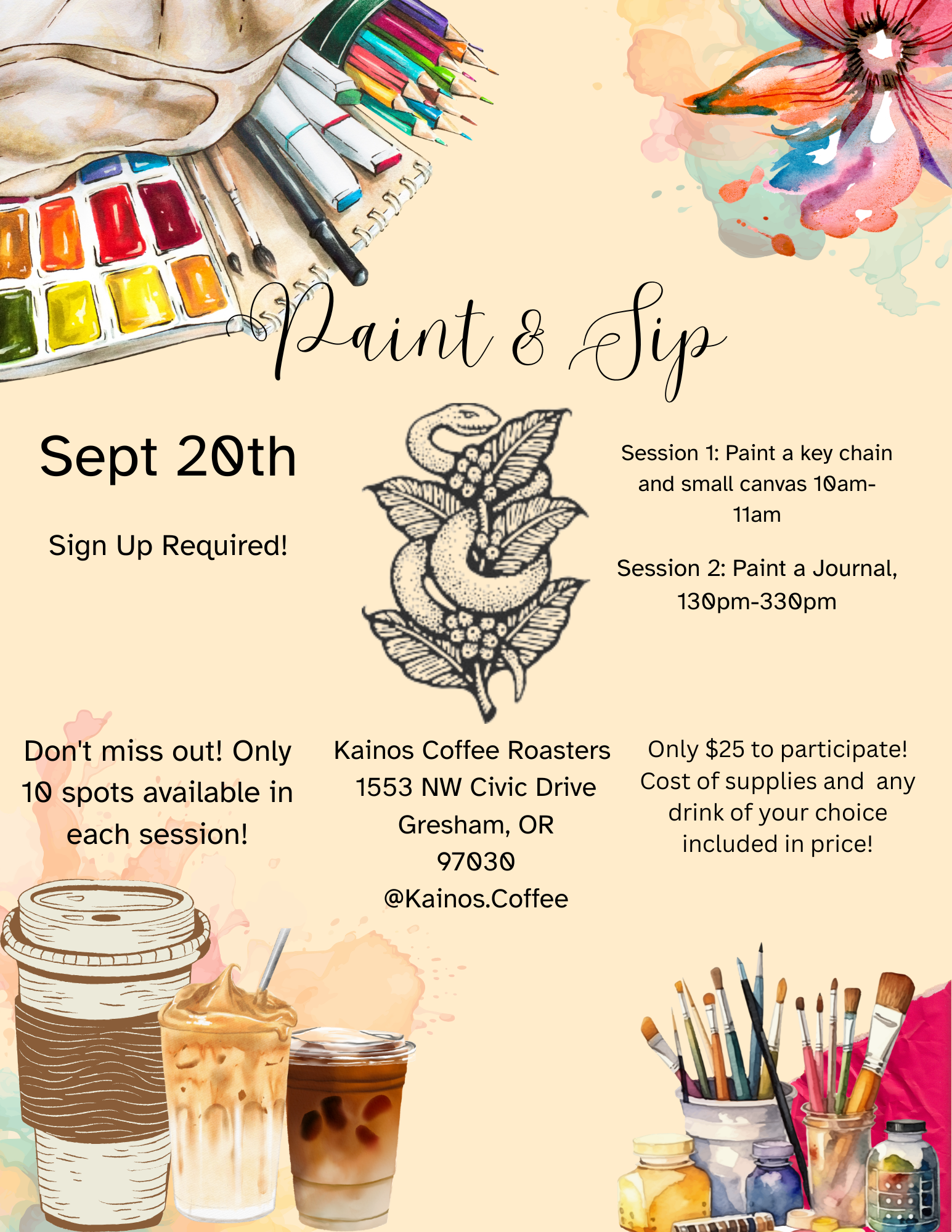 Sip & Paint Event